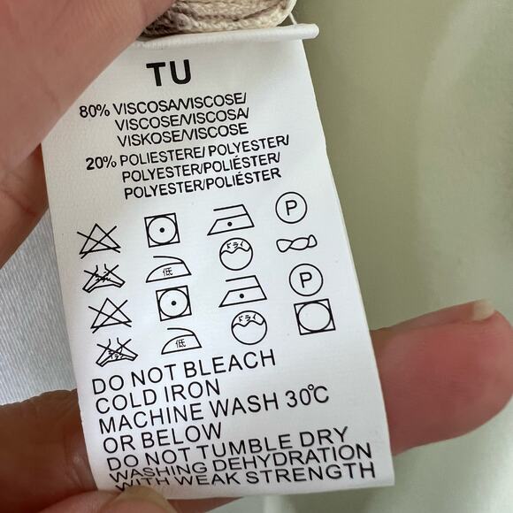 Anna Dani Rib Knit Crop Top OS Cream Black Stripe Scoop Neck Tank Chic New - Picture 6 of 8